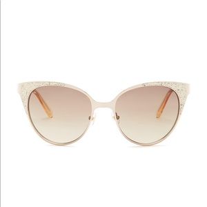 Kate Spade Glitter Cat Eye Sunglasses!